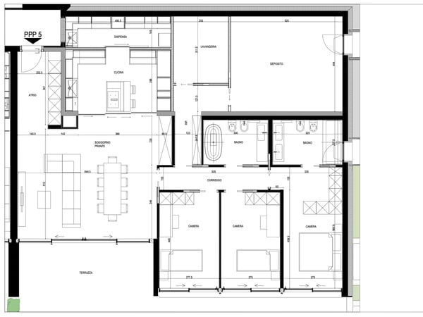 STUPENDO 5.5 LOCALI CON GIARDINO E PISCINA A PONTE CAPRIASCA 10
