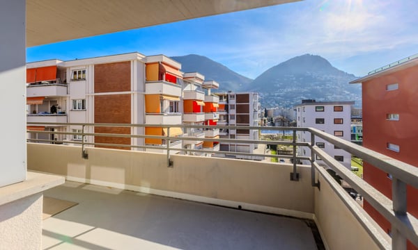 LUMINOSO 3.5 LOCALI CON TERRAZZA IN ZONA CENTRALE A LUGANO 2