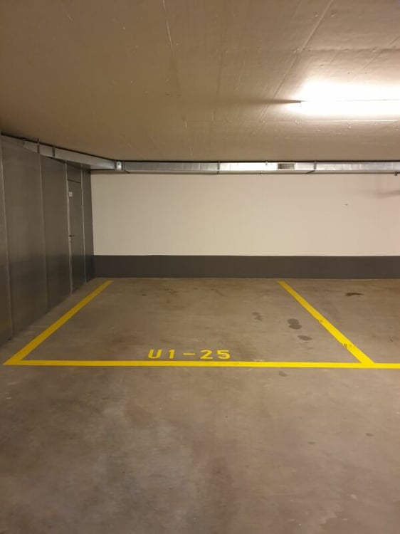 Überbreiter Einstellplatz mit direktem Zugang vom Aussenbereich 2