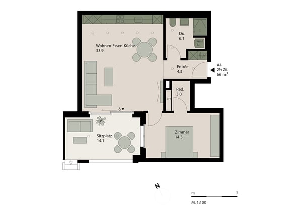 Modernmöblierte Neubauwohnung per sofort zu vermieten 11