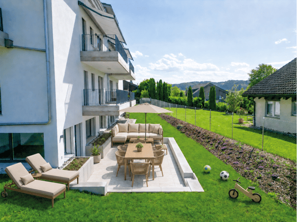 Familienwohnen mit Garten und viel Stauraum