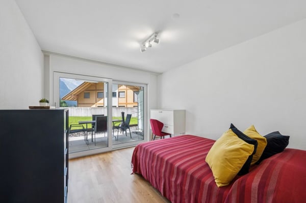 Moderne 1.5-Zimmer-Gartenwohnung in gepflegter Liegenschaft im Herzen von Kandersteg 6