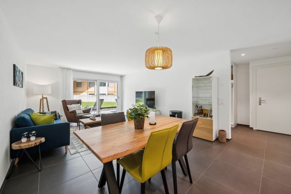 Moderne 1.5-Zimmer-Gartenwohnung in gepflegter Liegenschaft im Herzen von Kandersteg 4