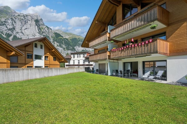 Moderne 1.5-Zimmer-Gartenwohnung in gepflegter Liegenschaft im Herzen von Kandersteg 10
