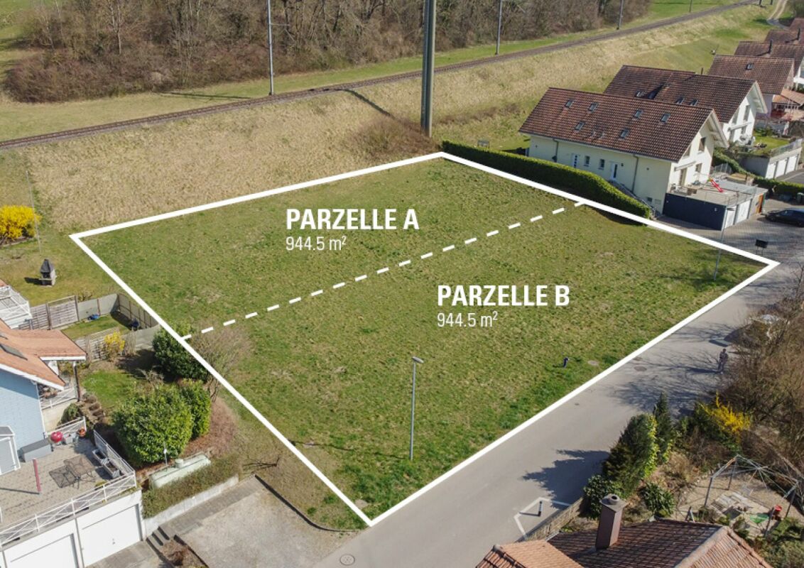 Spacious building land plot for your single-family home in Kerzers