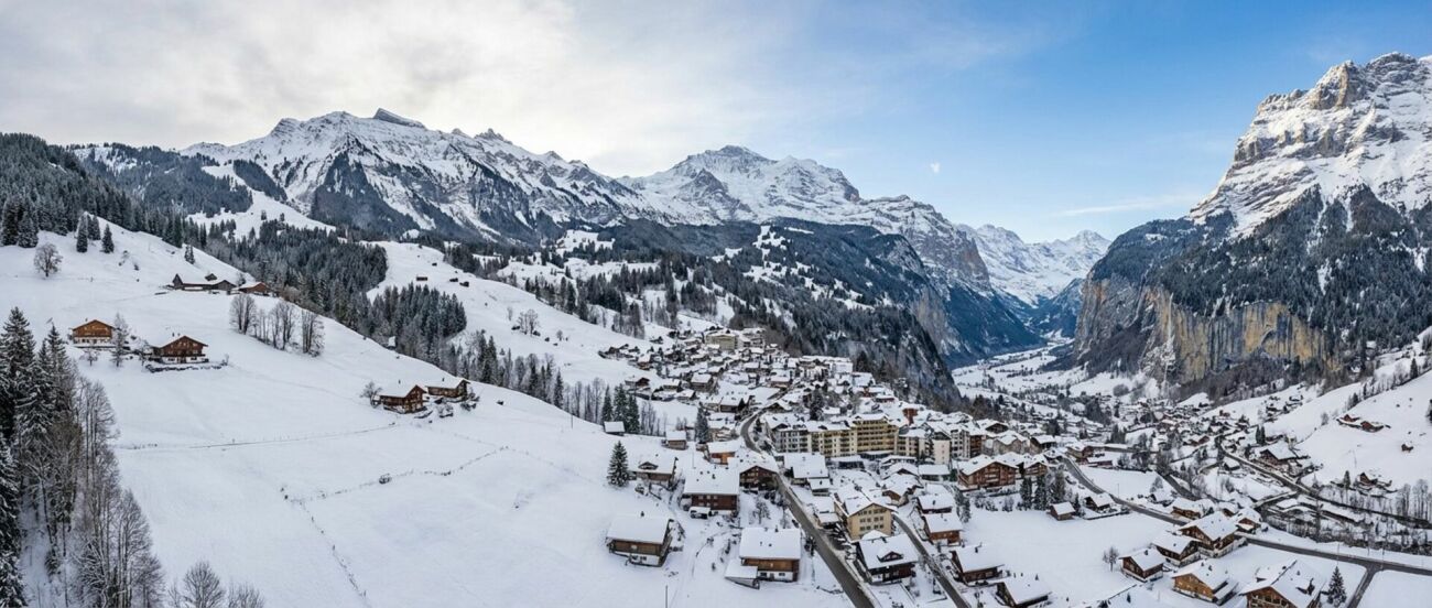 Spacious building land plot in a very good location in Wengen