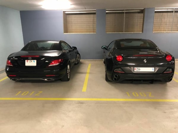 Seltener Garageneinstellplatz beim Zölly-Tower mit Überbreite im Eckbereich 4