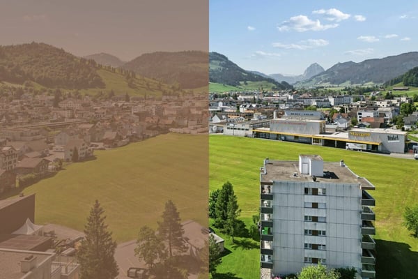 4.5-Zimmer-Etagenwohnung an zentraler und idyllischer Lage
