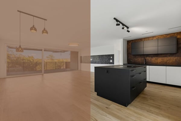 Moderne 5.5-Zimmer-Etagenwohnung mit Blick ins Grüne