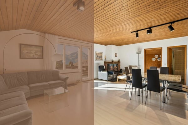 4.5-Zimmer-Dachgeschosswohnung mit wunderschönem Panorama (Zweitwohnsitz)