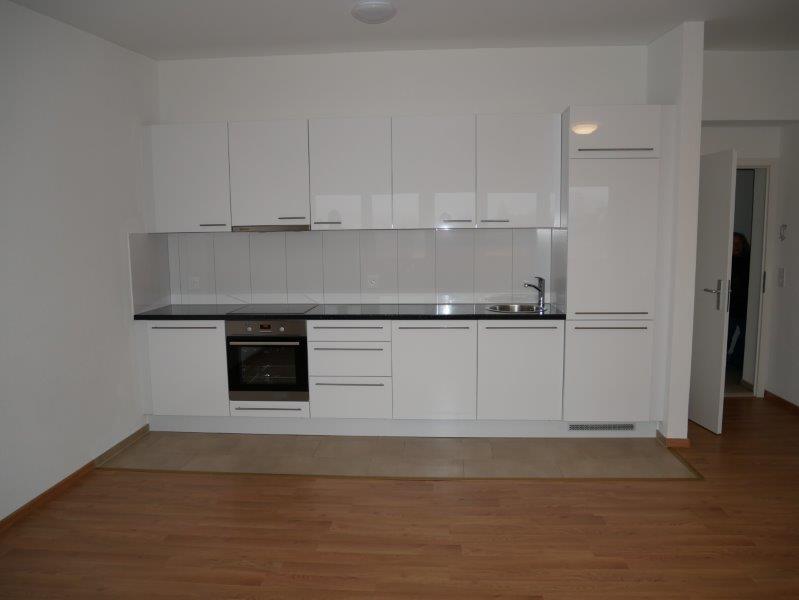 modern kitchen, white cabinets, white appliances, wooden floor, sink, faucet, dishwasher, built-in oven
