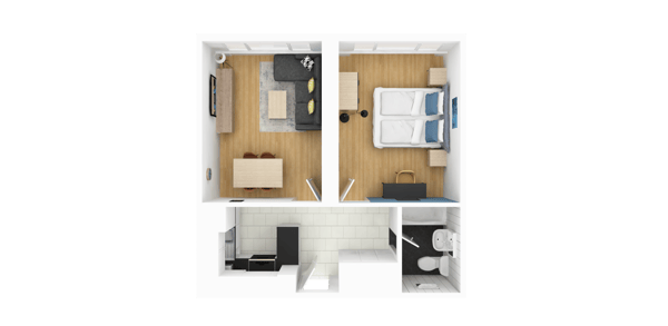 Exklusive 1.5-Zimmer-Wohnung in Zug – Neu renoviert & modern möbliert mit Seesicht. 32
