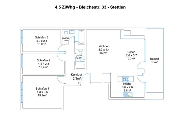 Luxuriöse 1.5-Zimmer-Wohnung für Familien in Toplage mit Ausblick 13