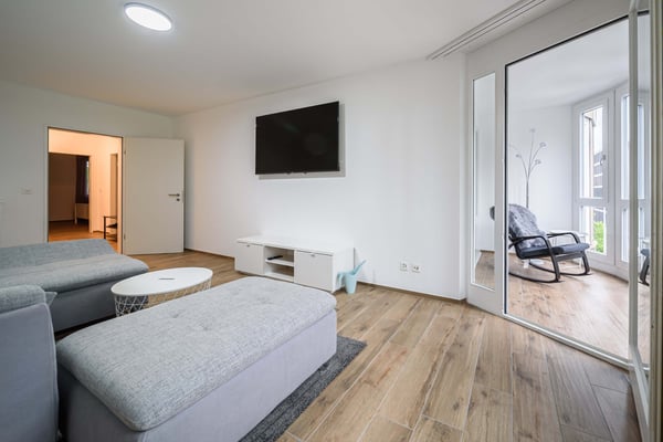 Neu renovierte große 3.5 Zimmerwohnung -Penthouse mit Anbindung an privatem großen Park 6
