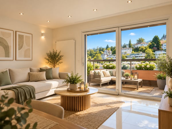 3.5-Zimmer-Attikawohnung in Zug mit zwei Terrassen und Seesicht 3