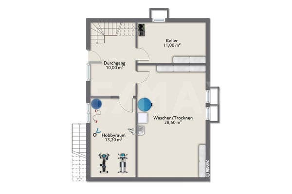 5 ½ ZIMMER HAUS AUF 692 m² SONNIGEM GRUNDSTÜCK 12