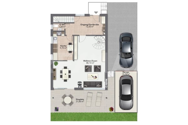 5 ½ ZIMMER HAUS AUF 692 m² SONNIGEM GRUNDSTÜCK 10