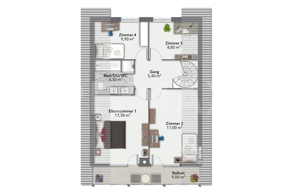 5 ½ ZIMMER HAUS AUF 692 m² SONNIGEM GRUNDSTÜCK 11