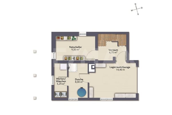 Charmantes 2½ Zimmer Chalet mit Weitblick über Feld und Flur im Wohnrecht 11