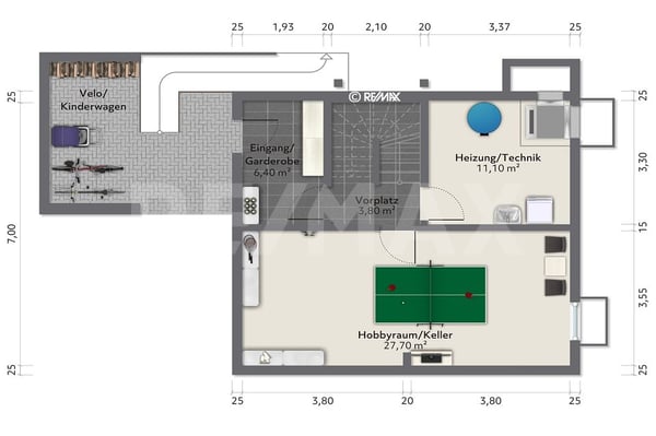 IN GEHDISTANZ ZUM S-BAHNHOF: FREISTEHENDES 3½-ZIMMER-HAUS 12