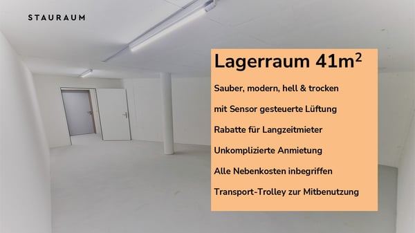 Lagerraum 42m2 - mit Lift in Uster 1