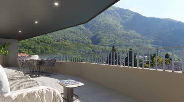 Un appartamento in fase di ultimazione di 1.5 locali al piano terra con giardino privato. 5