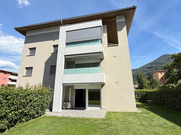 Appartamento di 2.5 locali dotato di tutti i confort e giardino privato! 1