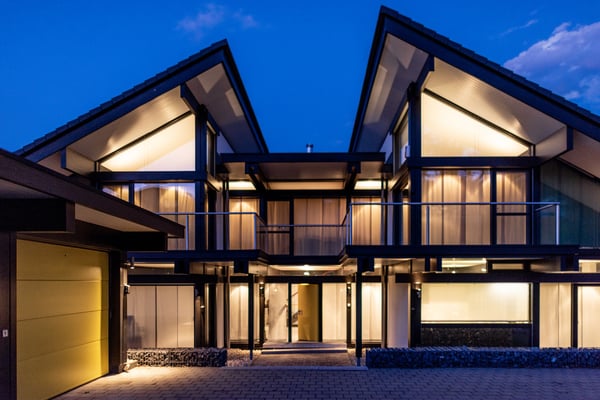 Moderna Villa HUF HAUS con con Vista Panoramica sul Lago di Lugano 7