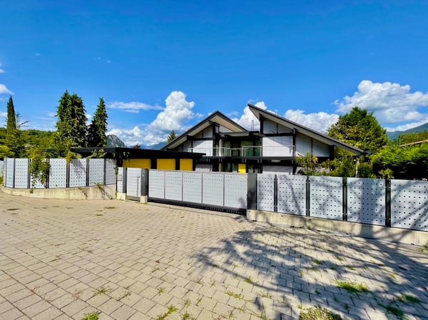 Moderna Villa HUF HAUS con con Vista Panoramica sul Lago di Lugano 3
