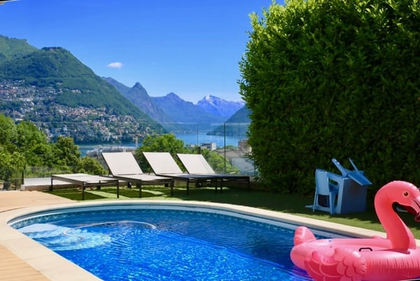 Prestigiosa Villa con Piscina e Panoramica Vista Lago e Montagne 2