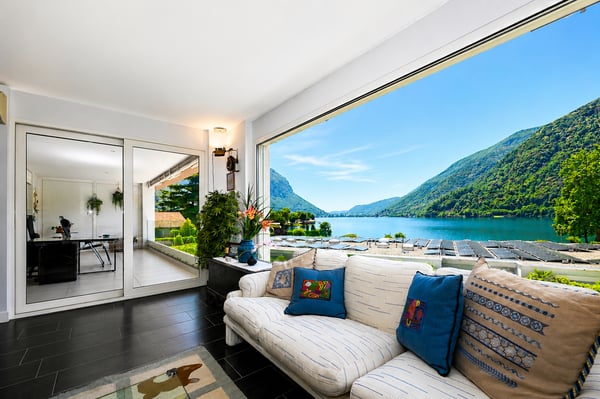 Raffinato Appartamento con Magnifica Vista sul Lago di Lugano 8