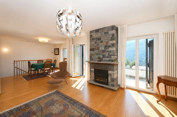 Villa Panoramica con Splendida Vista Lago di Lugano a Morcote 9