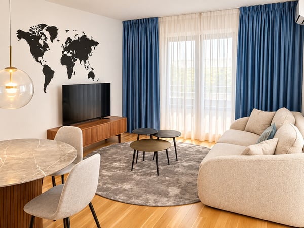 Lugano centro - Elegante appartamento arredato di 2.5 locali 1