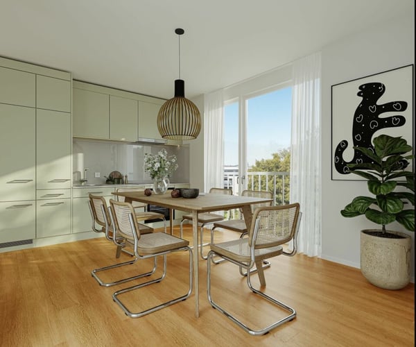 Erstvermietung «Zwei Buchen» - Ihr Traum von oben: Attika mit Blick ins Grüne 3