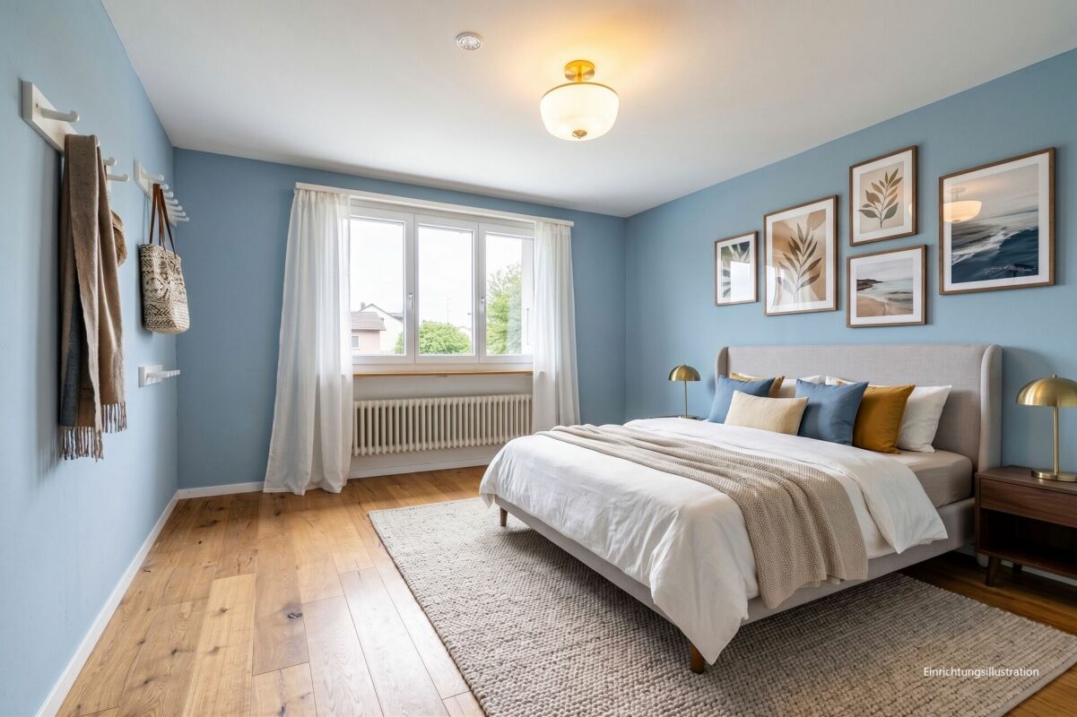 Charmantes 4.5 Zimmer Eck-Einfamilienhaus mit geschütztem Aussenbereich und Garagenbox