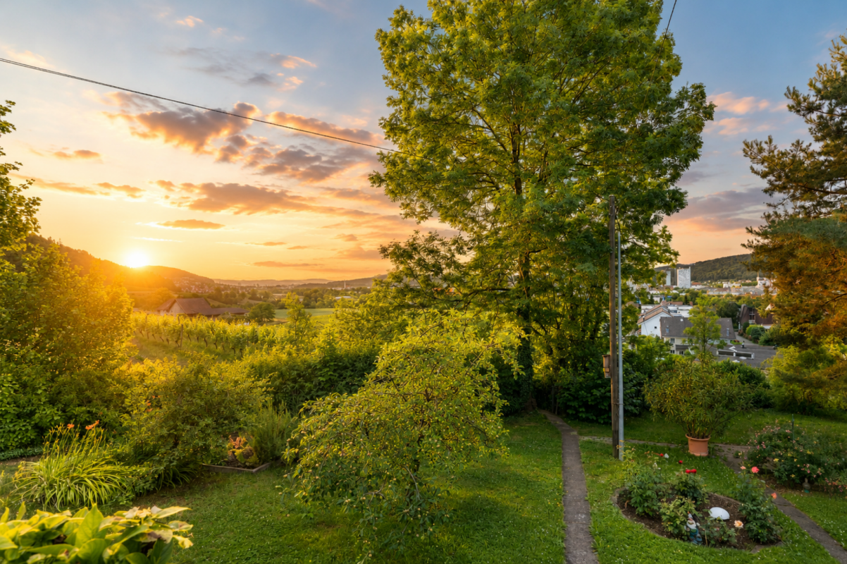 1839 m2 Bauland mit Aussicht inkl. Bestandesliegenschaft Bauernhaus