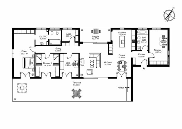 MODERNE 5,5-ZIMMER-ATTIKA | SONNIG | AUSSICHT 14