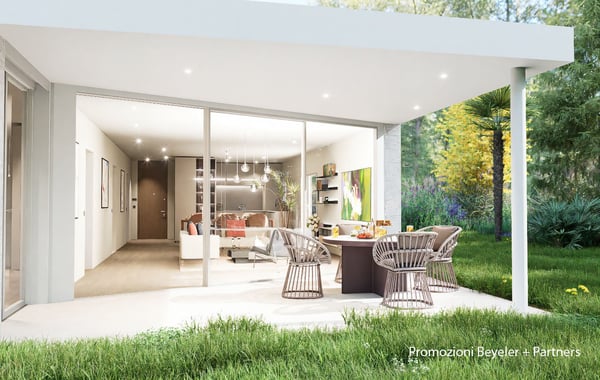 1.5 locali con giardino privato ad Ascona – Vivere il verde in centro 4