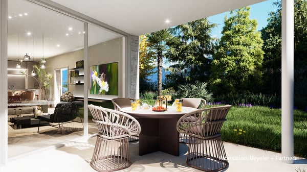 1.5 locali con giardino privato ad Ascona – Vivere il verde in centro 1