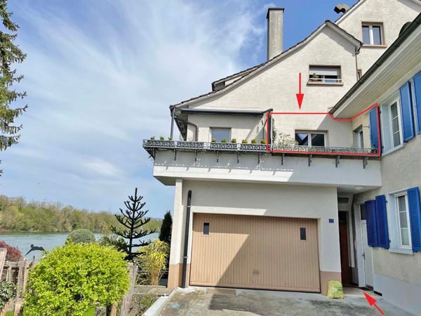 Ruhige 3.5 Zimmer-Wohnung direkt am Rhein 2