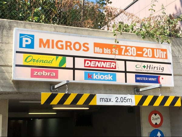 Attraktive Werbeflächen in hoch frequentierter öffentlicher Tiefgarage 2