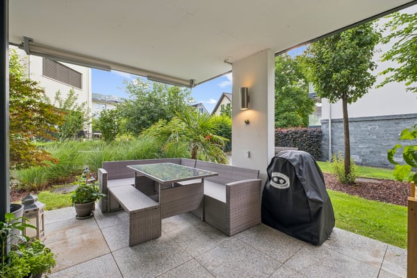 Modernes Wohnen in einer Gartenwohnung 9