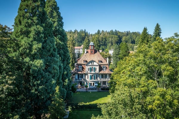 Als Privatresidenz, Kanzlei oder Klinik: Jugendstil-Stadtvilla mit grossem Park und Seesicht 1