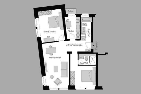3-Zimmer Family Apartment möbiliert in Zürich Seefeld 13