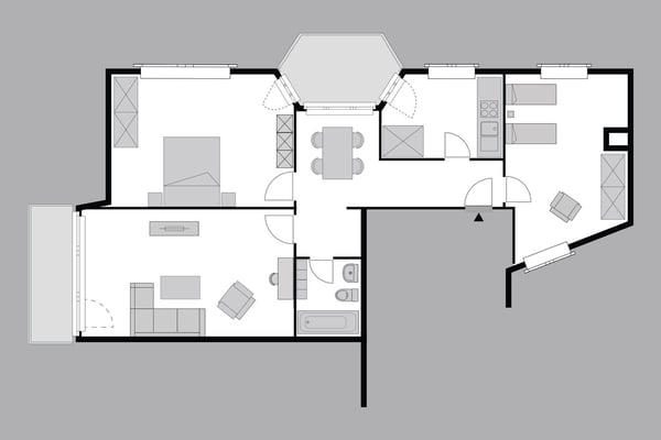 3-Zimmer Family Apartment mit Balkon möbiliert in Zürich - Nähe Bargrist/Hirsladen 15