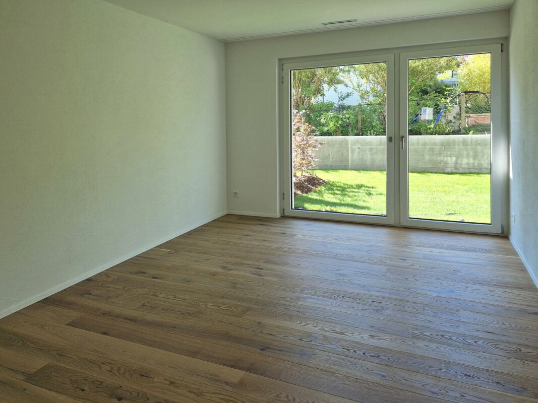 Urban leben, entspannt wohnen: moderne 4.5 Zimmer Gartenwohnung