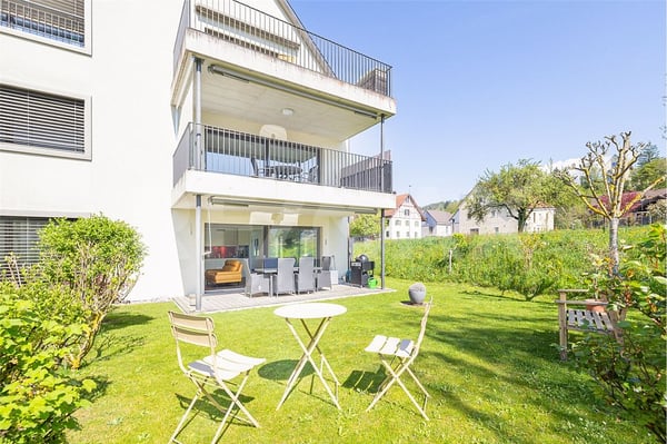 Attraktive 3.5-Zimmer-Gartenwohnung als Kapitalanlage mit gesichertem Mietverhältnis! 2