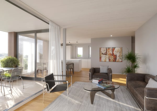 NEUBAU: Wohnen im Grünen  Nachhaltiges Projekt mit Charme 1