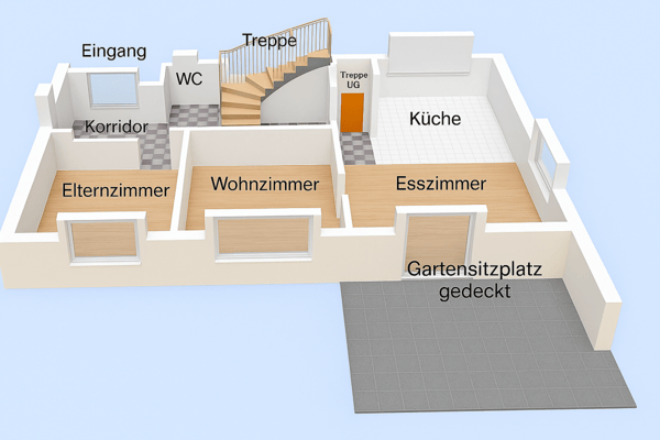 2.5 Zimmer Einfamilienhaus 22