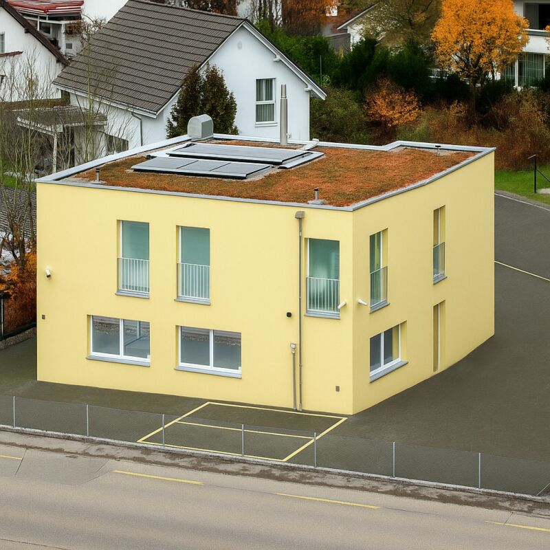 Gewerbehaus in Holziken